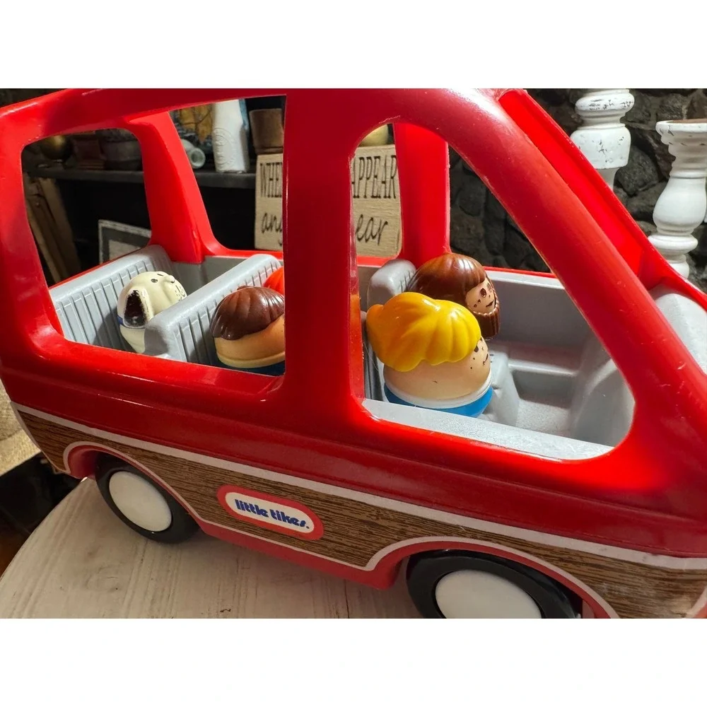 Little Tikes 6 Pc Mini Van Family Set Vacation Vintage